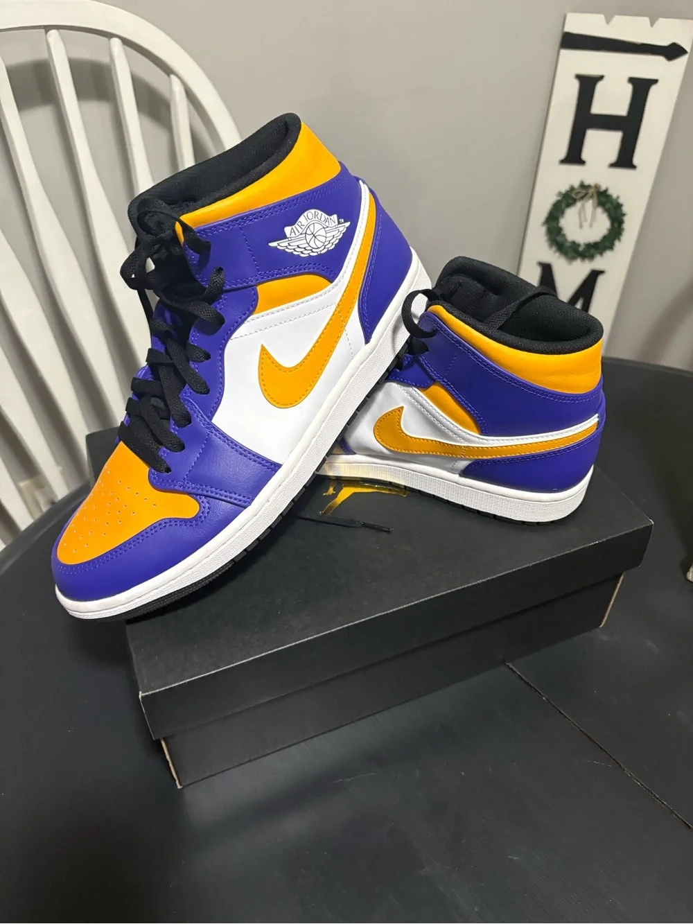 Air Jordan 1 mid - Lakers